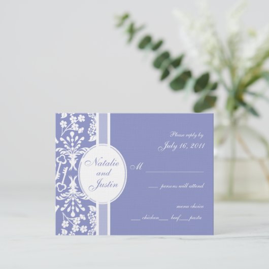 Clé de mon coeur / carte de réponse (Debout devant)