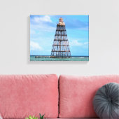 Clé de sable Phare, Floride Toile Enveloppée Impre (Insitu(Salon))