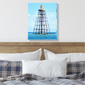 Clé de sable Phare, Floride Toile Enveloppée Impre (Insitu(Chambre))