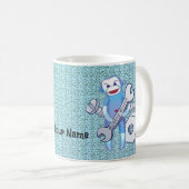 Clé de singe chaussette mécanicien mug (Devant droit)