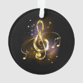 Clé de Sol en Or Musique (dos)