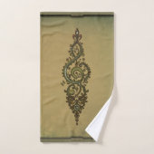 Clé de sol ornée (Serviette à main)