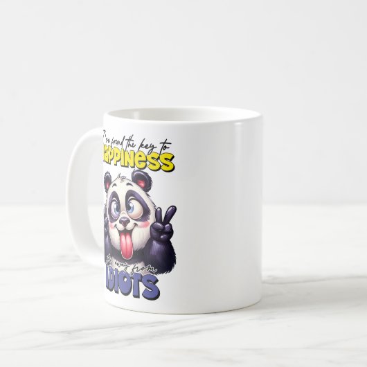 Clé du bonheur Panda Mug (Devant gauche)