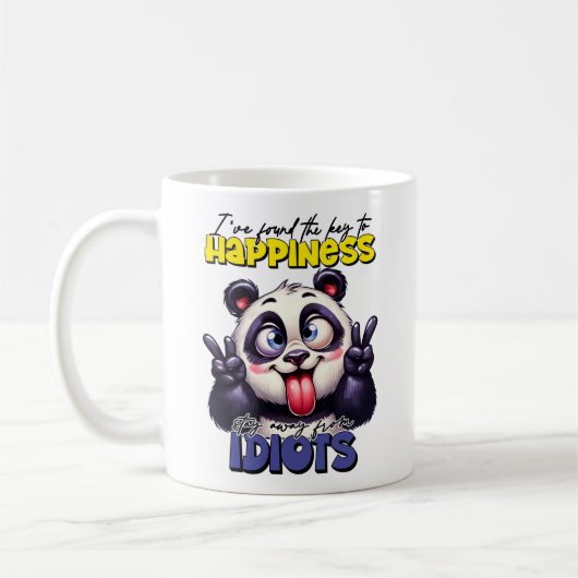 Clé du bonheur Panda Mug (Gauche)