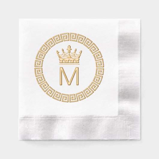 Clé grecque classique S encadrée Monogramme de cou (Recto)