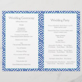 Clé grecque motif et colonne bleue programme de ma (Dos)