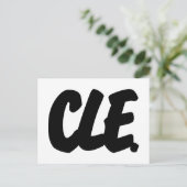 CLE-letters Briefkaart (Staand voorkant)