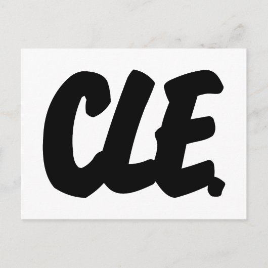 CLE-letters Briefkaart (Voorkant)