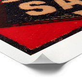 Clé rouge - Impression boîte d'allumettes - Suède  (Coin)