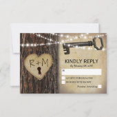 Clé squelette gothique rustique et réponse Tree He (Devant)