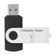 Lecteur flash USB pivotant - Personnalisé (ajouter