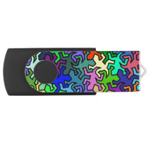 Motif Mosaic Geckos - couleur