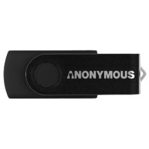 - Nous sommes anonymes - bâton anonyme d'Usb