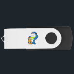 Clé USB Shark as Skater with Skateboard<br><div class="desc">This design is the perfect gift for a birthday,  Christmas and other celebrations. It is suitable for women,  men and kids.</div>