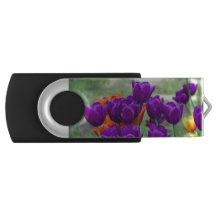 Tulipes violettes foncées par beau temps dans le j