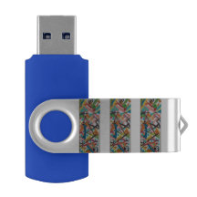 USB memoria azul Karla