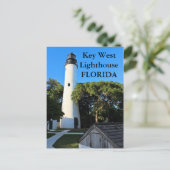 Clé West Lighthouse, Floride Carte postale (Debout devant)