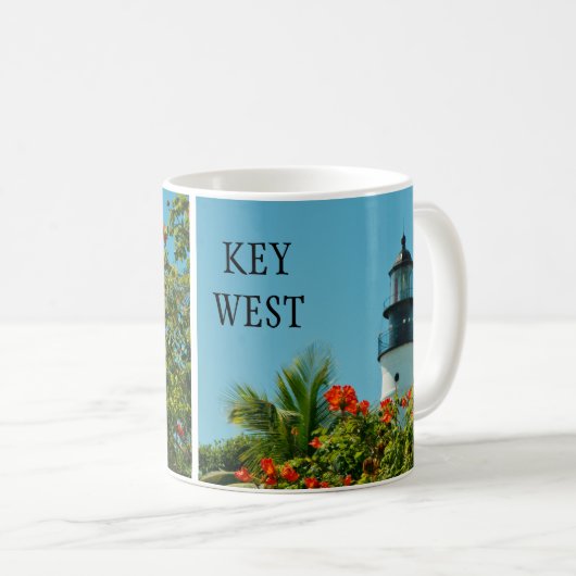 Clé West Phare, Floride Mug (Devant droit)