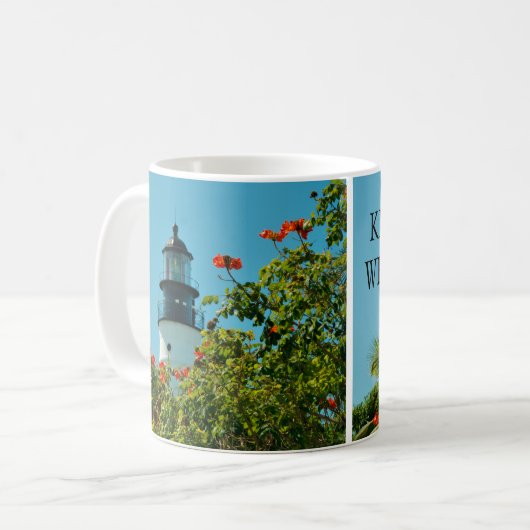 Clé West Phare, Floride Mug (Devant gauche)