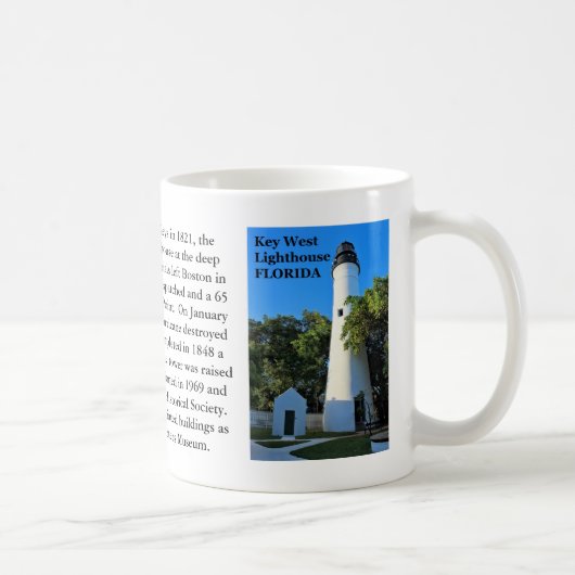 Clé West Phare, Floride Mug (Droite)