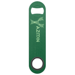 Clé Y majuscule décorative à noeud Celtique rectan