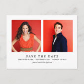 CLEAN 2 Photos Enregistrer La Date Carte Postale (Devant)