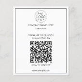 Clean and Simple QR Code Business Flyer for Client (Voorkant)