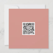 Clean Bordeaux Corporate QR Code Kaart (Achterkant)
