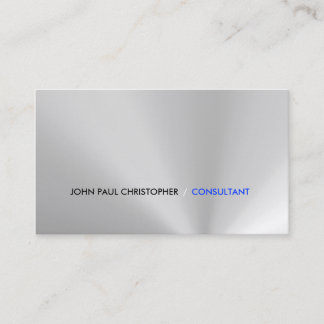 Clean Corporate Consultant Visitekaartje