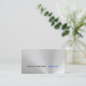 Clean Corporate Consultant Visitekaartje (Staand voorkant)