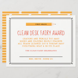 Clean Desk Fairy Award Kaart