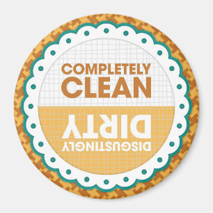 Clean Dirty Dishwaser Magnet Magneet