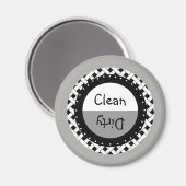 Clean Dirty Dishwaser Magnet Magneet (Voorkant / Achterkant)