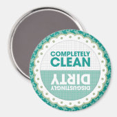 Clean Dirty Dishwaser Magnet Magneet (Voorkant / Achterkant)