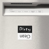 Clean Dirty Dishwaser Magnet Magneet (Insitu (Vaatwasser))