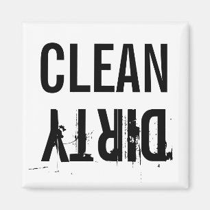 Clean Dirty Dishwasher Kitchen Magnet Magneet