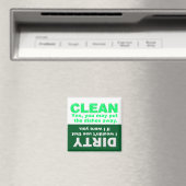Clean Dirty Dishwasher magnet Magneet (Insitu (Vaatwasser))