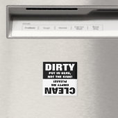 Clean Dirty Dishwasher magnet Magneet (Insitu (Vaatwasser))