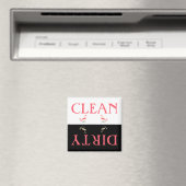 Clean Dirty Flamingo Dishwasmachine Magneet (Insitu (Vaatwasser))