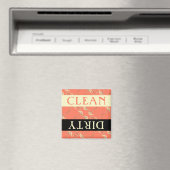 Clean Dirty Flamingo Style Dishwasmachine Magneet (Insitu (Vaatwasser))