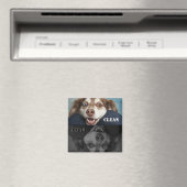 Clean Dirty Puppy Dishwasmachine Magnet Magneet (Insitu (Vaatwasser))