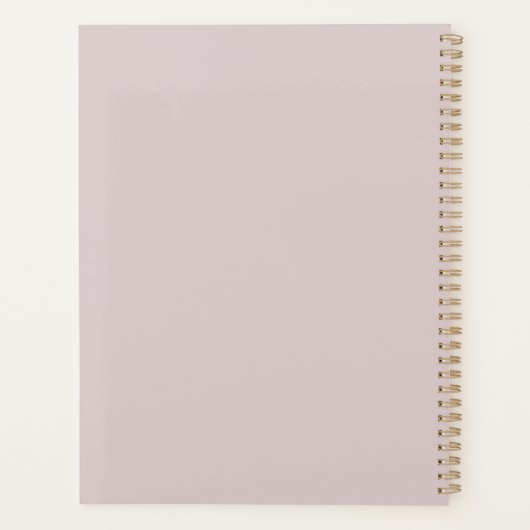 Clean Gold Script & Blush Pink Restez focalisé Cit (Dos)