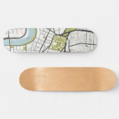 CLEAN HARVARD UNIVERSITY MASSACHUSETTS OUTLINE MAP SKATEBOARD (Horizontaal)