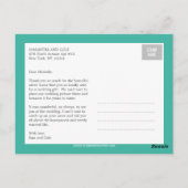 Clean Look Wedding Dank je wel kaart (Achterkant)