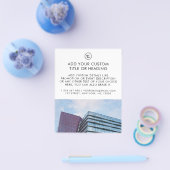 Clean Minimal Custom Business Logo & Foto Flyer (Enkel)