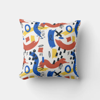 Clean Modern Abstract Pattern | Colorful Artistic  Kussen