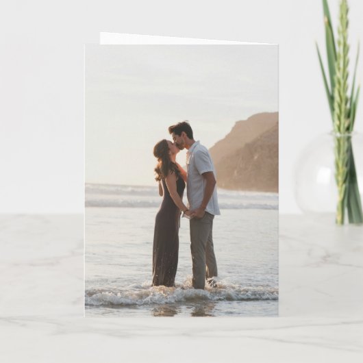 Clean Paarse QR Code Elegant Wedding (Achterkant)