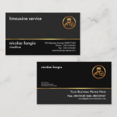 Clean Plain Simple Professional Modern Chauffeur Visitekaartje (Voorkant / Achterkant)