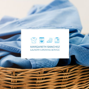 CLEAN Professionele was- en strijkservice Visitekaartje