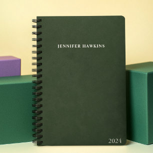 Clean Sage Green Texture Business hebdomadaire